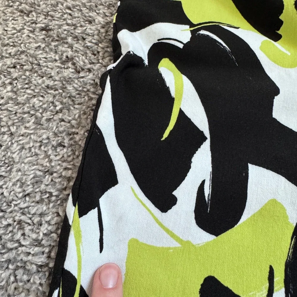Joseph Ribkoff Abstract Print Mikkennium Pull-On Pants Women's Size 14 MSRP $159